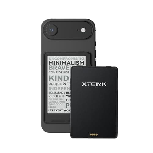 XTEINK X3 eBook Reader (Developer Edition), 3.7" Pocket E-Ink eReader, Ultra-Thin 0.2", 2 oz, Magnetic-Ready Pogo-Pin Charging, Gyroscope Page-Turn, Distraction-Free Reading, 16GB, Space Black
