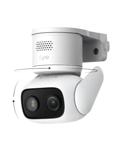 eufy Security Indoor/Outdoor Camera C31, IP66, Spotlight-Free Color Night Vision,360° Pan &Tilt, AutoTracking,AI Human/Vehicle/Pet/Cry Detection, 24/7 Recording,Dual External Antennas(No Subscription)