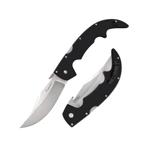 Cold Steel Espada AUS10A Steel Ultra-Sharp Blades Tactical Pocket Folding Knife w/Tri-Ad Lock, Large - 5.5" Blade; 6.75" G-10 Handle