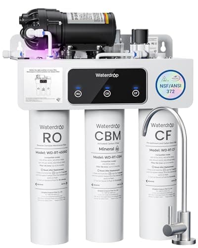 Waterdrop T3-M Remineralization Reverse Osmosis Water Filter, 450 GPD