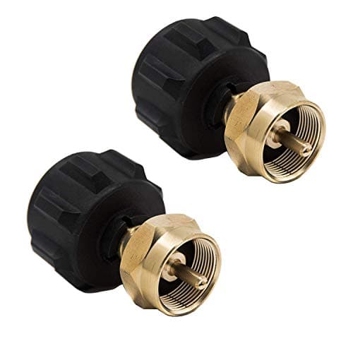 GasOne 2-Pack Propane Refill Adapter for 1lb Propane Tanks & Fits 20lb Propane Tank