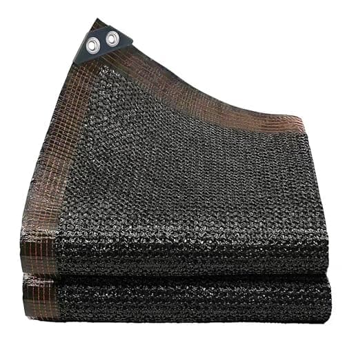 winemana 90% Black Shade Cloth, 3.3 x 10 FT Garden Mesh Tarp for Plants Heat Protection with Grommets, Sunshade Plant Cover for Greenhouse, Barns Kennel, Outdoor Netting Screens for Patio & Porch
