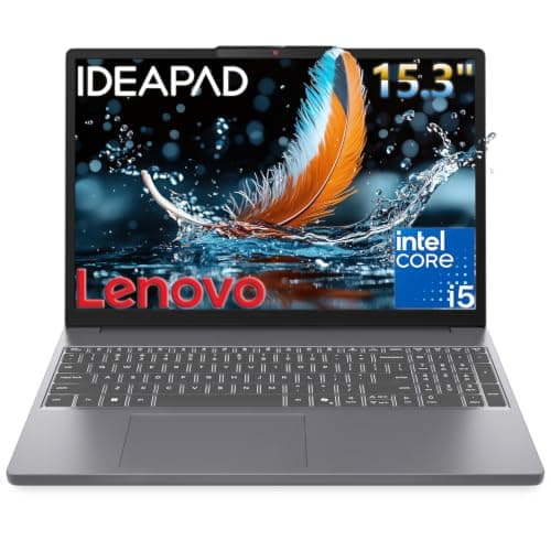 Lenovo IdeaPad Slim 3 Laptop for Students & Business Office Work, 15.3" WUXGA Display, Intel i5-13420H 8-Core, Customized 16GB DDR5 RAM, 512GB PCIe SSD, WiFi 6, Bluetooth 5.2, Windows 11, Luna Grey